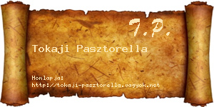 Tokaji Pasztorella névjegykártya